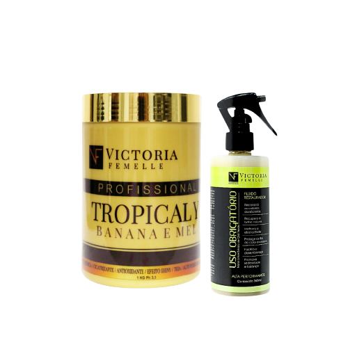 COMBO - 01 MASCARA BANANA E MEL + 01 USO OBRIGATÓRIO