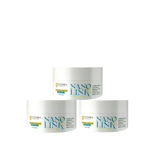 COMBO - 03 MASCARA 300g NANOLINK o ANO INTEIRO