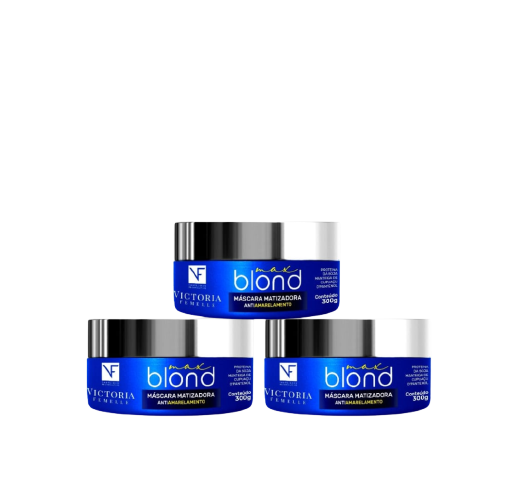 COMBO - 03 MASCARA MATIZADORA BLOND 300g