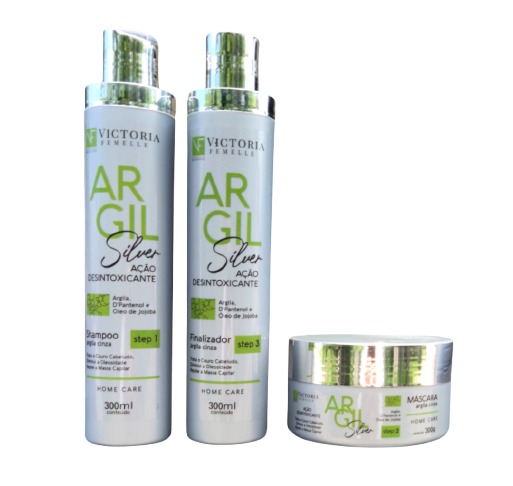 KIT ARGILA COM PRATA