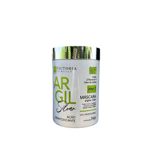 MÁSCARA ARGILA com PRATA Profissional
