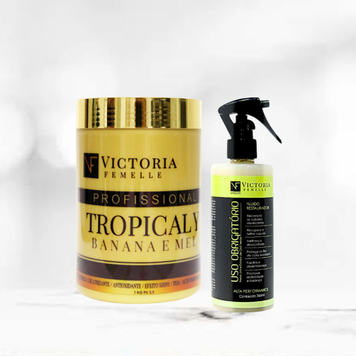 COMBO - 01 MASCARA BANANA E MEL + 01 USO OBRIGATÓRIO