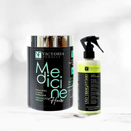 COMBO - 01 MASCARA MEDICINE 1K + 01 USO OBRIGATÓRIO