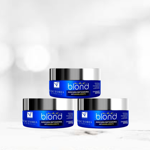 COMBO - 03 MASCARA MATIZADORA BLOND 300g