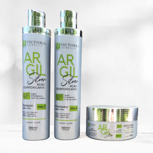 KIT ARGILA COM PRATA