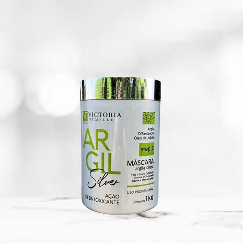 MÁSCARA ARGILA com PRATA Profissional